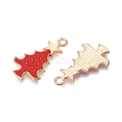 Christmas Theme Alloy Enamel Pendants&nbsp;ENAM-T020-33A