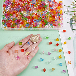 500Pcs Transparent Acrylic Beads&nbsp;TACR-ME0001-01