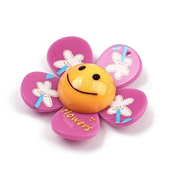 Opaque Printed Acrylic Big Pendants&nbsp;MACR-I035-01A