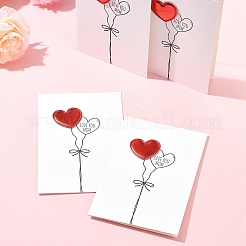 4Pcs Kraft Paper Greeting Cards&nbsp;AJEW-FS0001-30B
