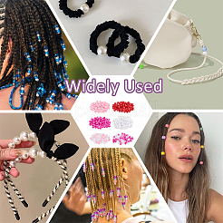 360Pcs 6 Colors Plastic European Beads&nbsp;KY-NB0001-65