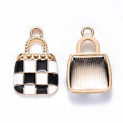 Alloy Enamel Pendants&nbsp;X-ENAM-N054-006C