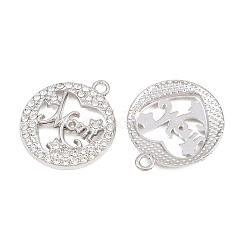 Alloy with Crystal Rhinestone Pendants&nbsp;FIND-C095-07P