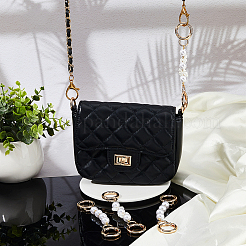 4Pcs 2 Style ABS Imitation Pearl Beads Bag Extender Chains&nbsp;AJEW-FH00026