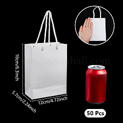 50Pcs Rectangle Cardboard Paper Bags&nbsp;AJEW-NB0007-83