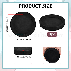 Round Velvet Jewelry Organizer Display Trays&nbsp;ODIS-WH0030-326C