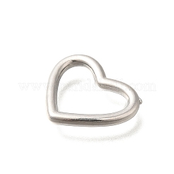 304 Stainless Steel Heart Linking Rings&nbsp;STAS-I321-73P