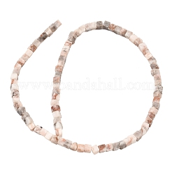 Natural Pink Zebra Jasper Beads Strands&nbsp;GG-CBA0743-A01