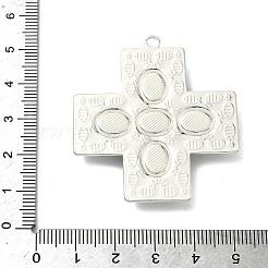 304 Stainless Steel with Dyed Synthetic Turquoise Pendants&nbsp;STAS-G374-05S-17