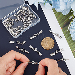 30 Sets 3 Styles 304 Stainless Steel Lobster Claw Clasps&nbsp;STAS-UN0047-74