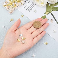 200Pcs Butterfly & Flower Alloy Cabochons&nbsp;MRMJ-OC0002-61