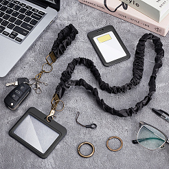 Polyester & Nylon Mobile Straps & Acrylic & Plastic ID Card Holders Sets&nbsp;DIY-JOY0001-04