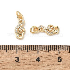 SHEGRACE Brass Micro Pave Cubic Zirconia Pendants&nbsp;XGRQ3D824-469G