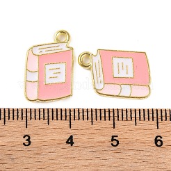 Golden Plated Alloy Enamel Pendants&nbsp;ENAM-Z017-12G-03