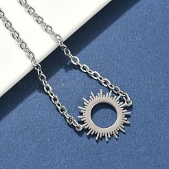 304 Stainless Steel Sun Link Bracelets&nbsp;BJEW-F500-04P