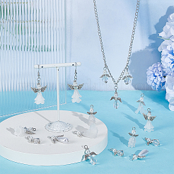 48Pcs 6 Styles Acrylic Pendants&nbsp;PALLOY-PH01811