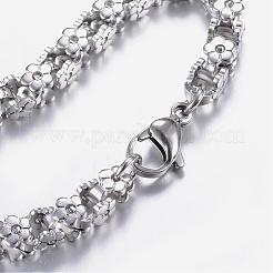 Tarnish Resistant 304 Stainless Steel Bracelets&nbsp;STAS-F027-08