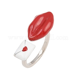 Brass Cuff Open Rings for Women&nbsp;KK-CBA17E5-02P