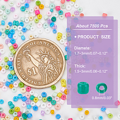 Glass Round Seed Beads Set&nbsp;SEED-WH0002-02