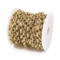 304 Stainless Steel Textured Rolo Chains&nbsp;CHS-C022-02G