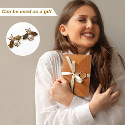 10Pcs Iron with Plastic Imitation Pearl Bag Decorative Buckles&nbsp;IFIN-DR0001-02