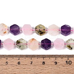 3 Styles Natural Rose Quartz & Prehnite & Amethyst Beads Strands&nbsp;G-P534-A25-01