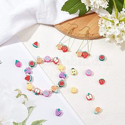 150~180Pcs 10 Styles Handmade Polymer Clay Beads&nbsp;CLAY-NB0001-38