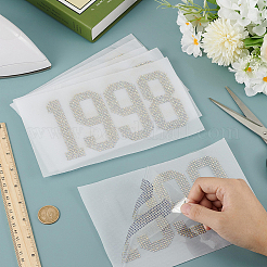 1998 Glass Hotfix Rhinestone&nbsp;DIY-WH0661-24