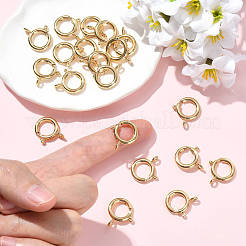 SHEGRACE Brass Spring Ring Clasps&nbsp;XGRPCN223-224G