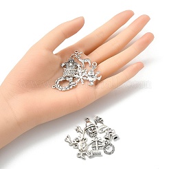 74Pcs 73 Style Tibetan Style Alloy Pendants&nbsp;FIND-YW0003-37