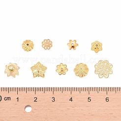 Brass Bead Caps&nbsp;KK-MSMC008-G