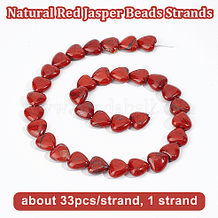 1 Strand Natural Red Jasper Beads Strands&nbsp;G-OC0005-81