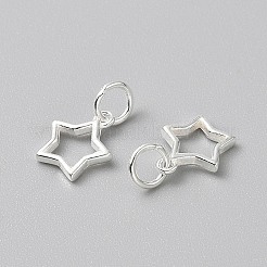 925 Sterling Silver Hollow Charms&nbsp;STER-WH0019-30A
