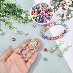 Handmade Polymer Clay Beads&nbsp;CLAY-PA0001-08A