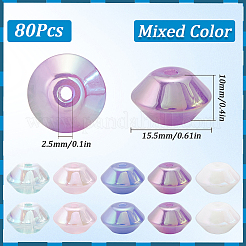 80Pcs Pinted Acrylic Bead&nbsp;OACR-SC0001-77