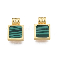 Synthetic Malachite Charms&nbsp;X-KK-A165-13G