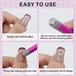 30Pcs Silicone Nail Art Stamp Pen Head&nbsp;AJEW-ME0001-38