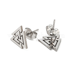 Non-Tarnish 304 Stainless Steel Stud Earrings&nbsp;EJEW-K285-08P
