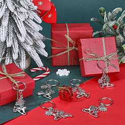 20Pcs Alloy Keychain&nbsp;KEYC-SC0001-15B