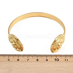 304 Stainless Steel Cuff Bangles for Women&nbsp;BJEW-C114-01G