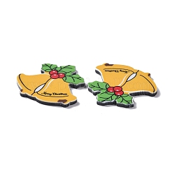 Christmas Style Printed Acrylic Cabochons&nbsp;LS-MACR-O045-01E