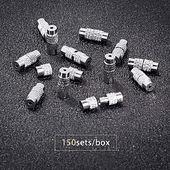 Column Brass Screw Clasps&nbsp;KK-CA0001-05P