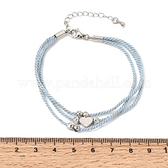 Polyester Multi-Strand Bracelets&nbsp;FB-CBA983F-02P-02