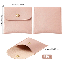 5Pcs PU Imitation Leather Jewelry Storage Bags&nbsp;DIY-CL0001-12C