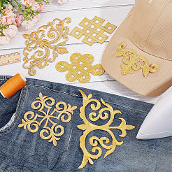 18Pcs 9 Styles Polyester Computerized Embroidery Cloth Iron on/Sew on Patches&nbsp;PATC-NB0001-23