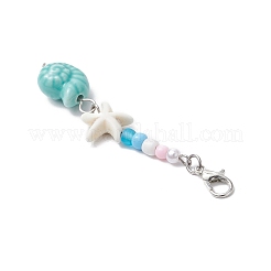 Handmade Porcelain Pendant Decorations&nbsp;HJEW-JM03211-03
