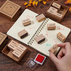 Wooden Stamps&nbsp;AJEW-OC0001-64