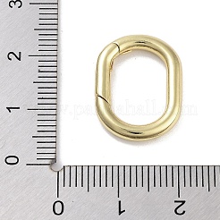 Brass Spring Gate Rings&nbsp;KK-M293-55G