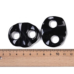 Natural Black Gemstone Pendant&nbsp;G-Q164-12B