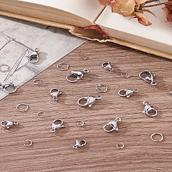Tarnish Resistant 304 Stainless Steel Lobster Claw Clasps&nbsp;STAS-LP0002-12